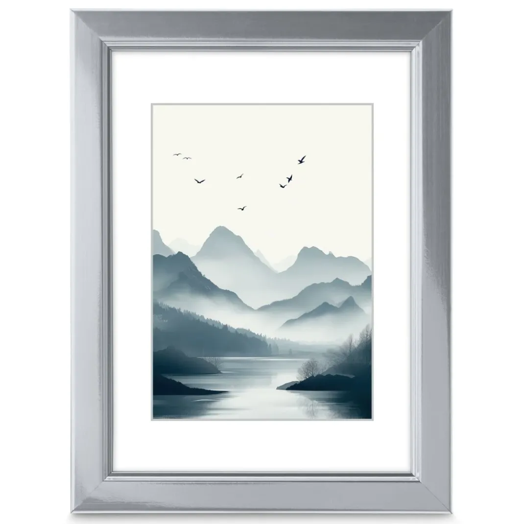 Kunststoffrahmen "Chill", Silber, 30 x 40 cm