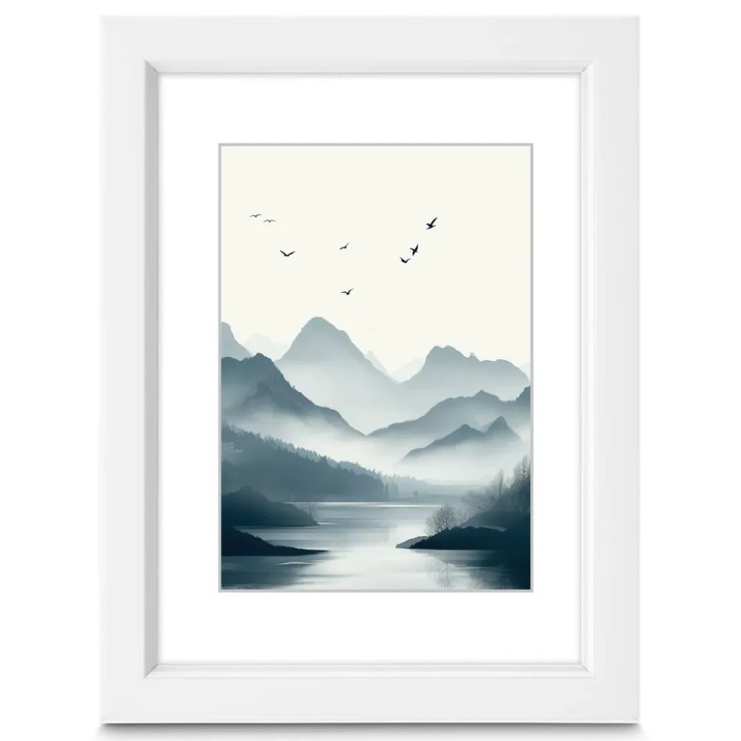Kunststoffrahmen "Chill", Weiß, 30 x 40 cm