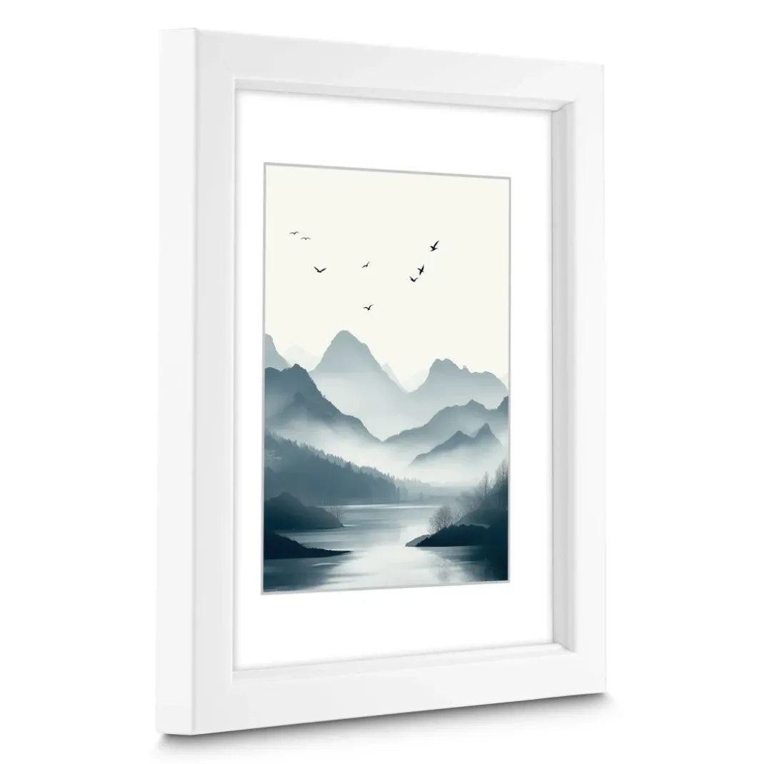 Kunststoffrahmen "Chill", Weiß, 13 x 18 cm