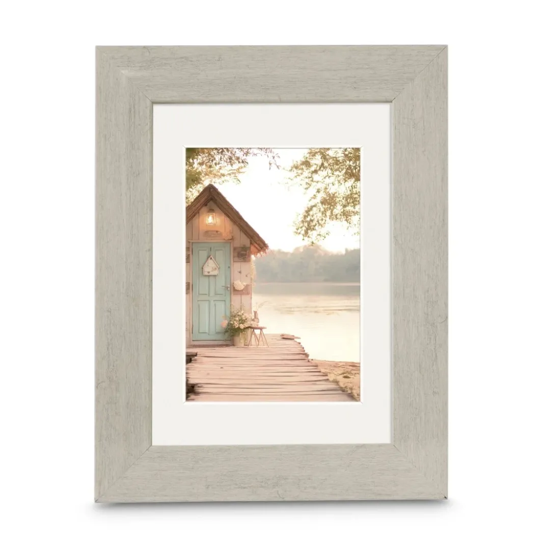 Kunststoffrahmen "Cottage", Taupe, 13 x 18 cm