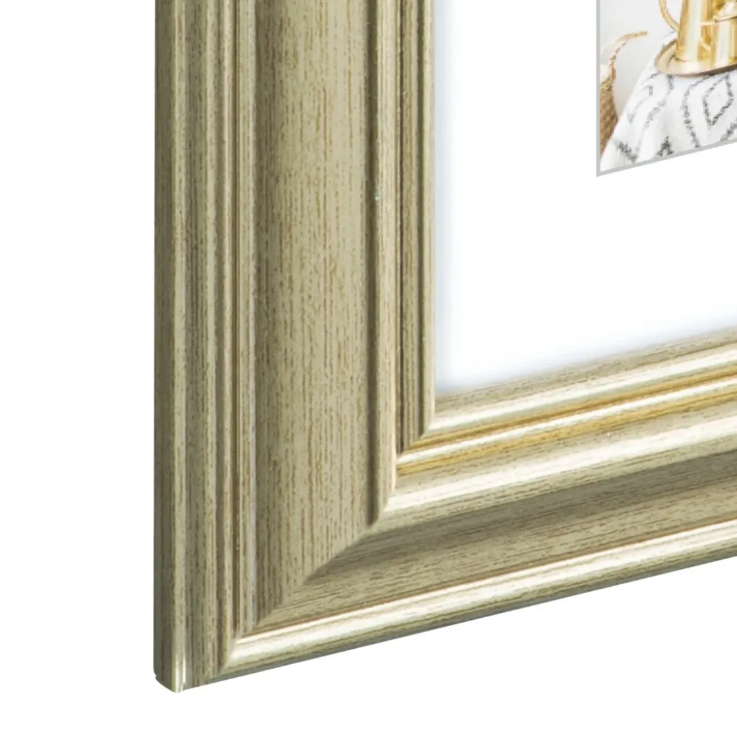 Kunststoffrahmen "Lobby", Gold, 13 x 18 cm