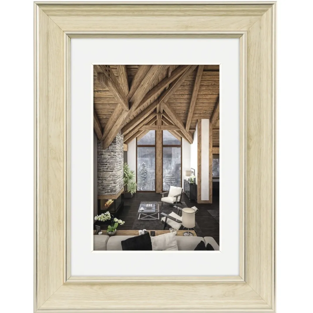 Kunststoffrahmen "Rustic", Natur, 30 x 40 cm