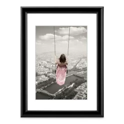 Kunststoffrahmen "Swing", Schwarz, 10 x 15 cm