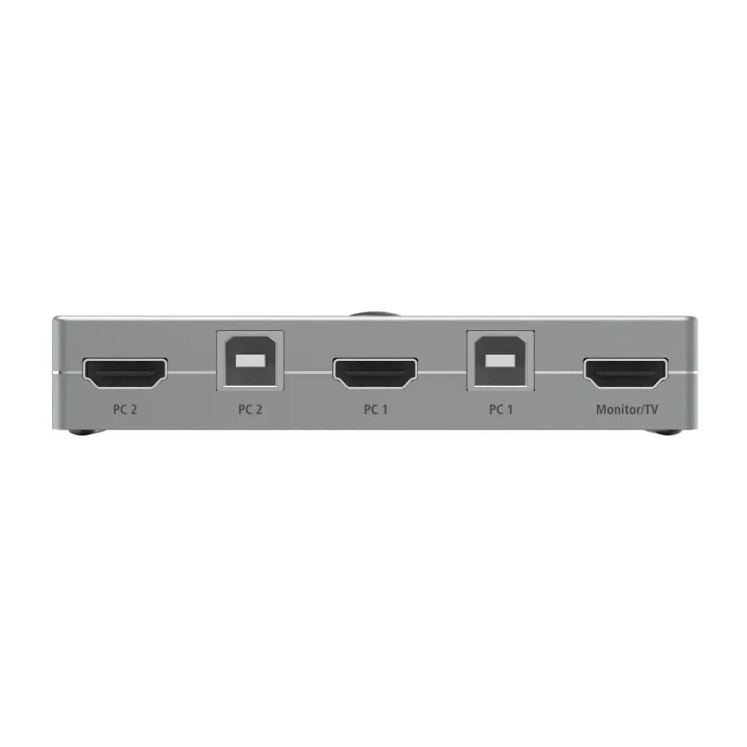KVM-Umschalter "Connect2Switch", inkl. Kabel, 4 Ports