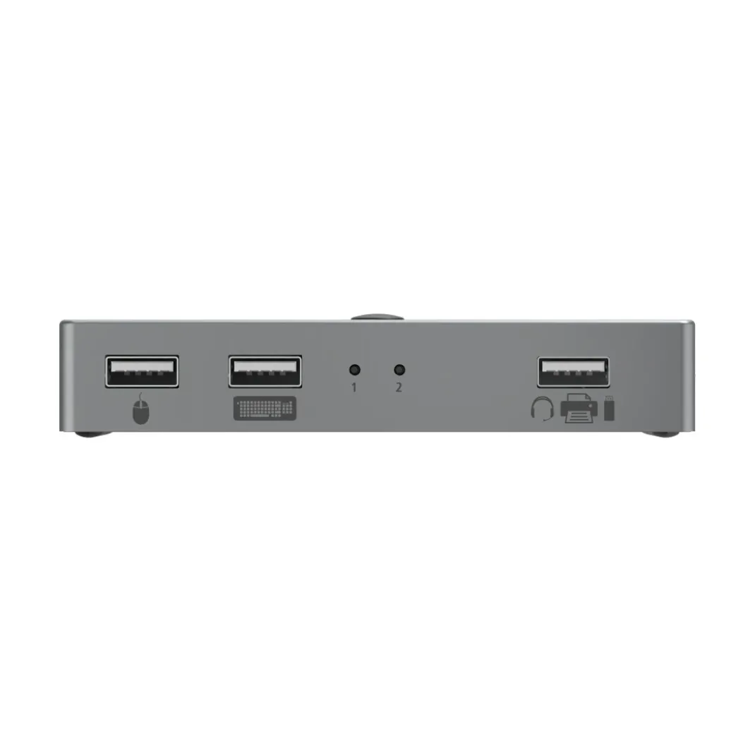 KVM-Umschalter "Connect2Switch", inkl. Kabel, 4 Ports