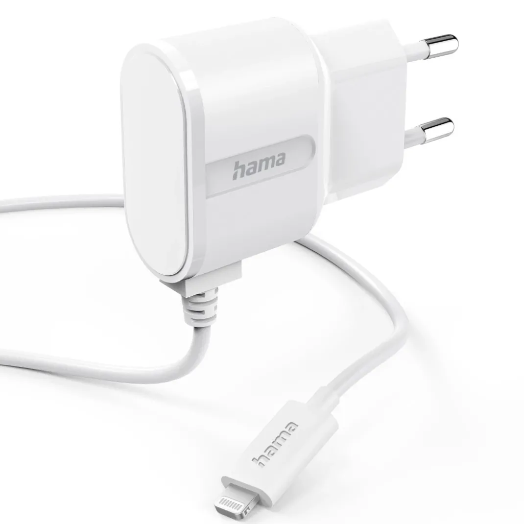 Ladegerät mit Lightning-Anschluss, 5 W, 1 m, Weiß