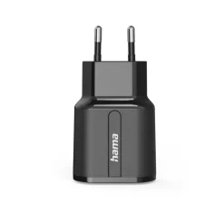 Ladegerät, 2x USB-A, 12 W, Schwarz