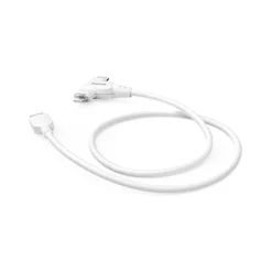 Ladekabel 2-in-1, USB-C - USB-C oder Lightning, MFI, 1,5 m, Weiß