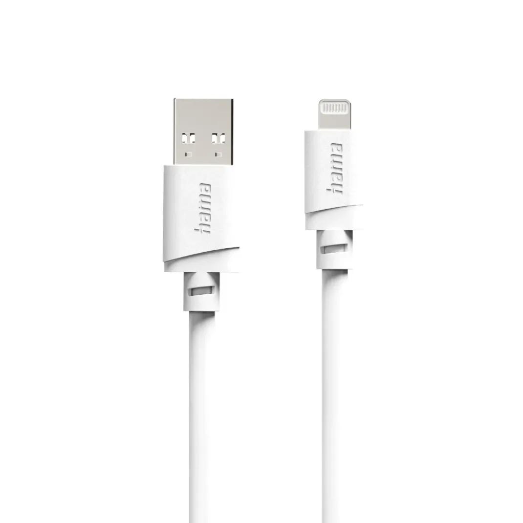 Ladekabel, USB-A - Lightning, für iPhone/iPad, MFi, 2 m, Weiß