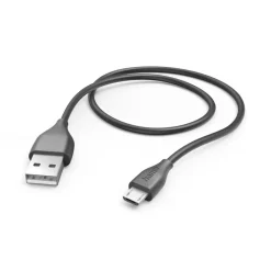 Ladekabel, USB-A - Micro-USB, 1,5 m, Schwarz