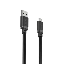 Ladekabel, USB-A - Micro-USB, 2 m, Schwarz