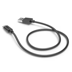 Ladekabel, USB-A - USB-C, 0,5 m, Schwarz