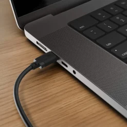 Ladekabel, USB-A - USB-C, 0,5 m, Schwarz