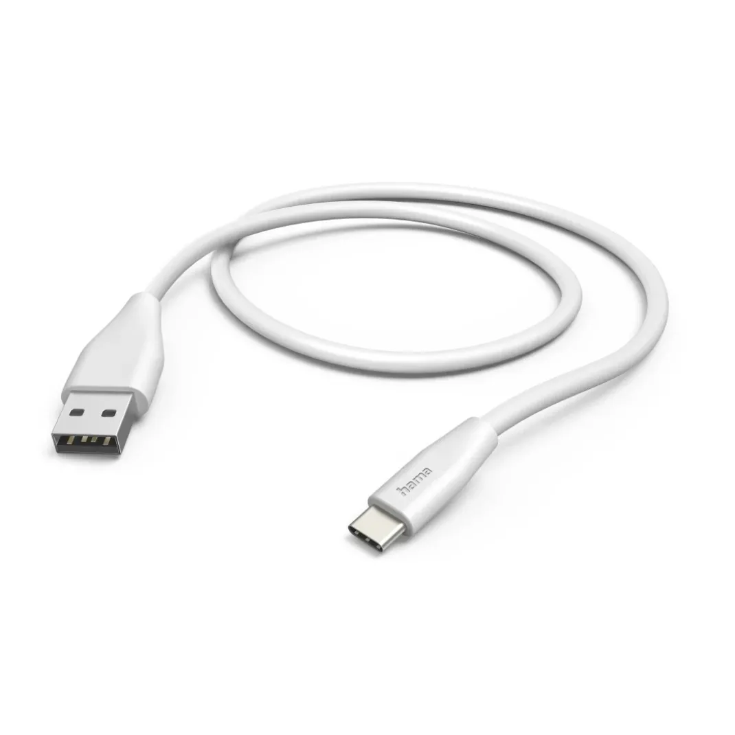 Ladekabel, USB-A - USB-C, 1,5 m, Weiß