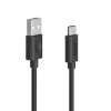Ladekabel, USB-A - USB-C, 60 W, 1,2 m, Schwarz