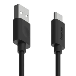 Ladekabel, USB-A - USB-C, 60 W, 1,2 m, Schwarz