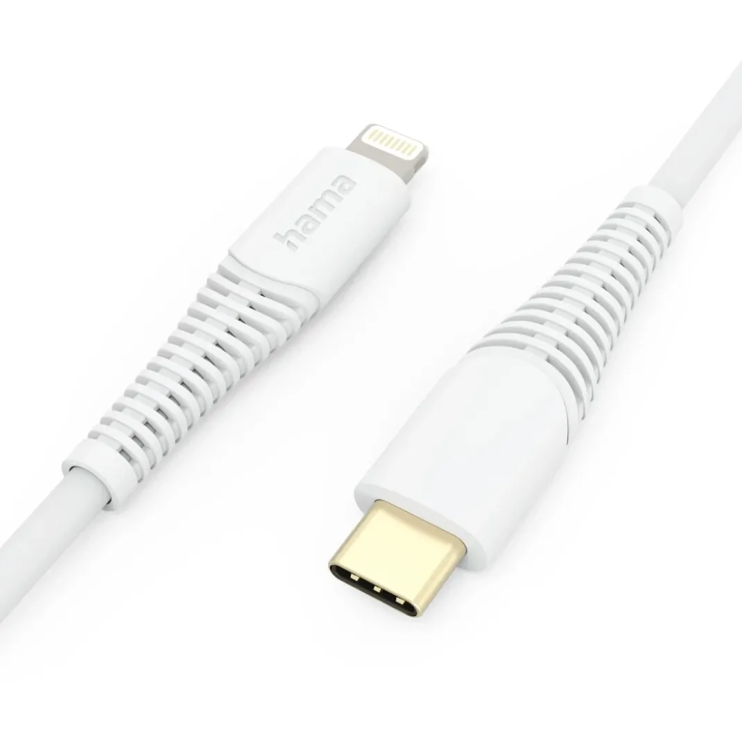 Ladekabel, USB-C - Lightning, 1,5 m, Weiß