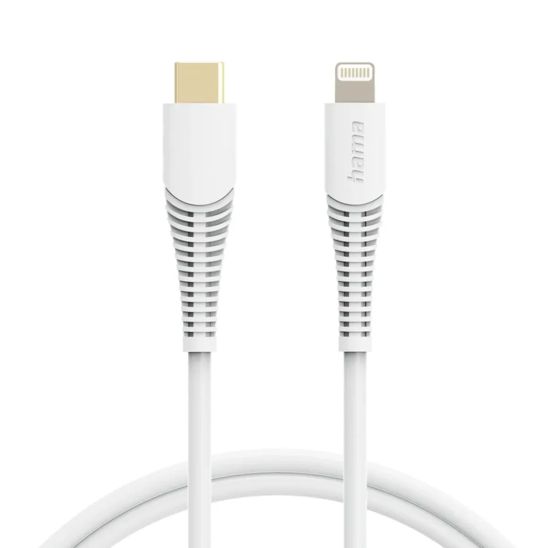 Ladekabel, USB-C - Lightning, 1,5 m, Weiß