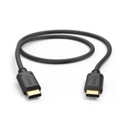 Ladekabel, USB-C - USB-C, 0,5 m, Schwarz