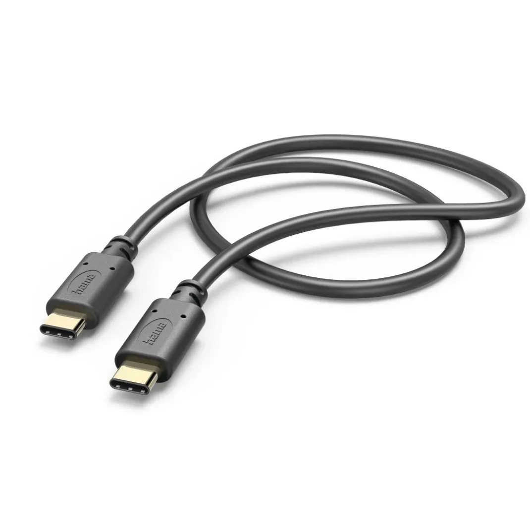 Ladekabel, USB-C - USB-C, 1,5 m, Schwarz