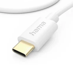 Ladekabel, USB-C - USB-C, 1 m, Weiß