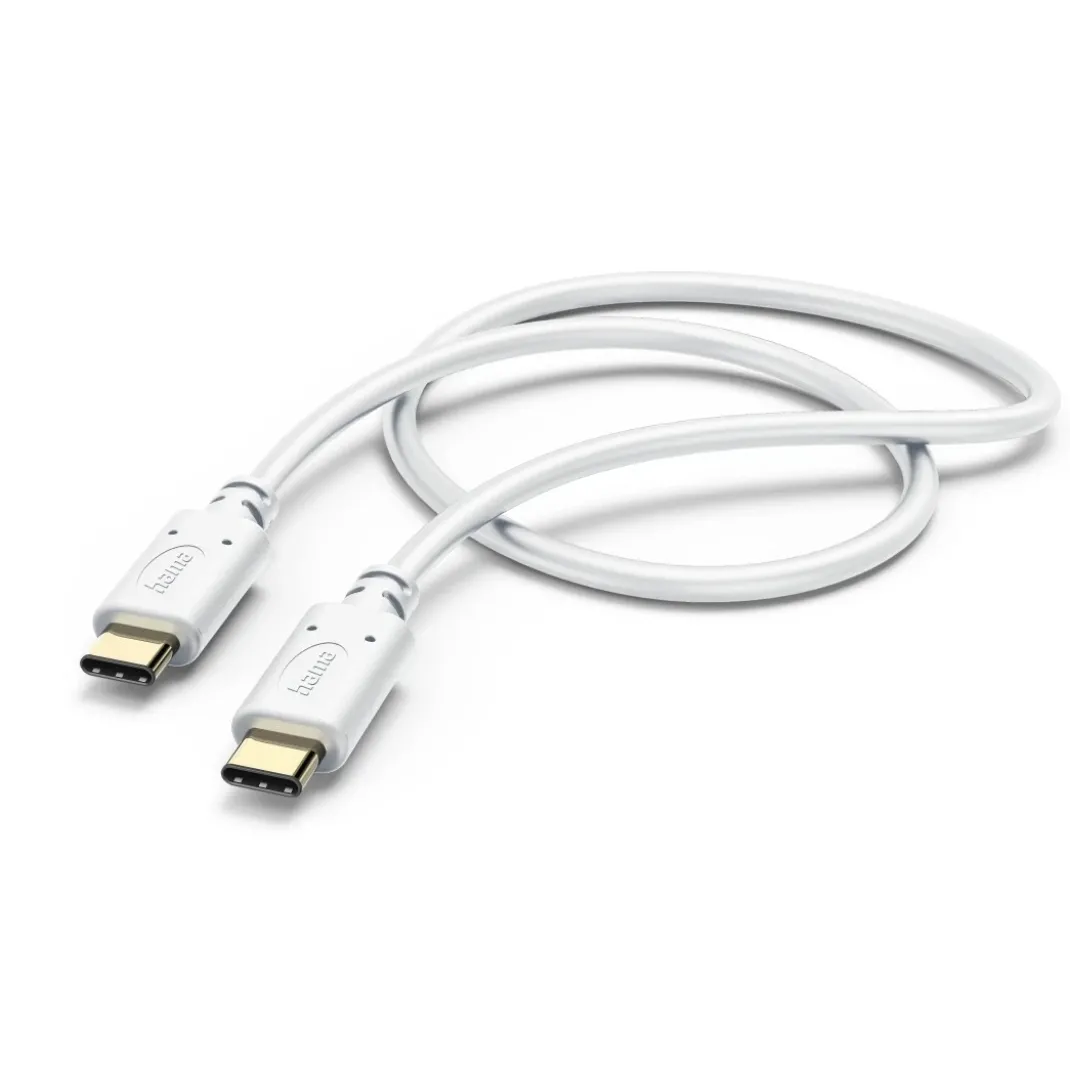 Ladekabel, USB-C - USB-C, 1,5 m, Weiß