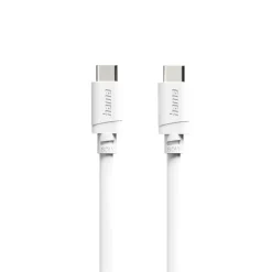 Ladekabel, USB-C - USB-C, 60 W, 2 m, Weiß