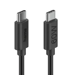 Ladekabel, USB-C - USB-C, 60 W, 1,2 m, Schwarz