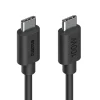 Ladekabel, USB-C - USB-C, 100 W, 1,2 m, Schwarz