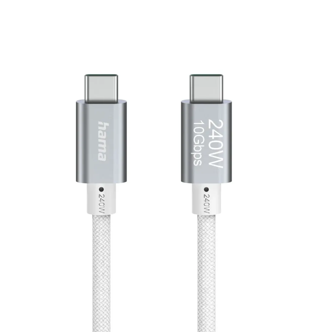 Ladekabel USB-C - USB-C, 240W, "Full-Featured", USB 3.2 Gen2,10Gbit/s, 1,5m