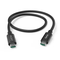 Ladekabel USB-C - USB-C, 240W, "Full-Featured", USB 3.2 Gen1, 5Gbit/s, 1,5m