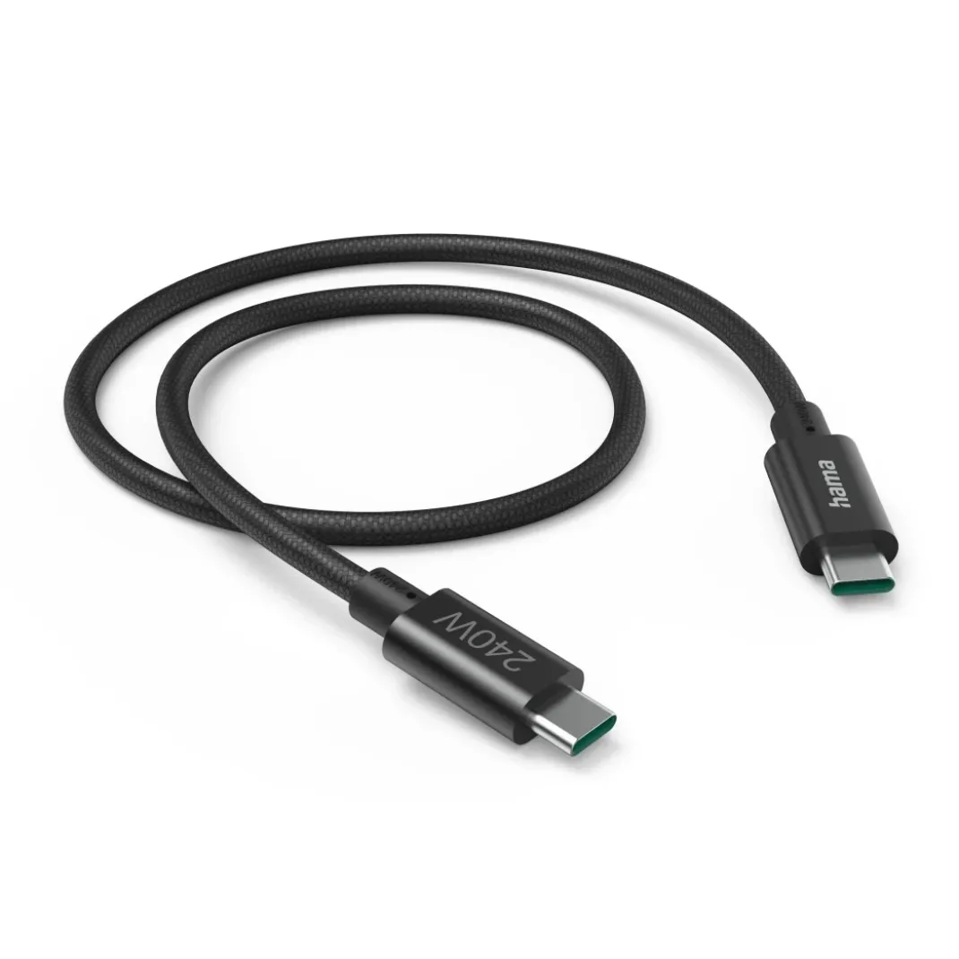 Ladekabel USB-C - USB-C, 240W, "Full-Featured", USB 3.2 Gen1, 5Gbit/s, 1,5m