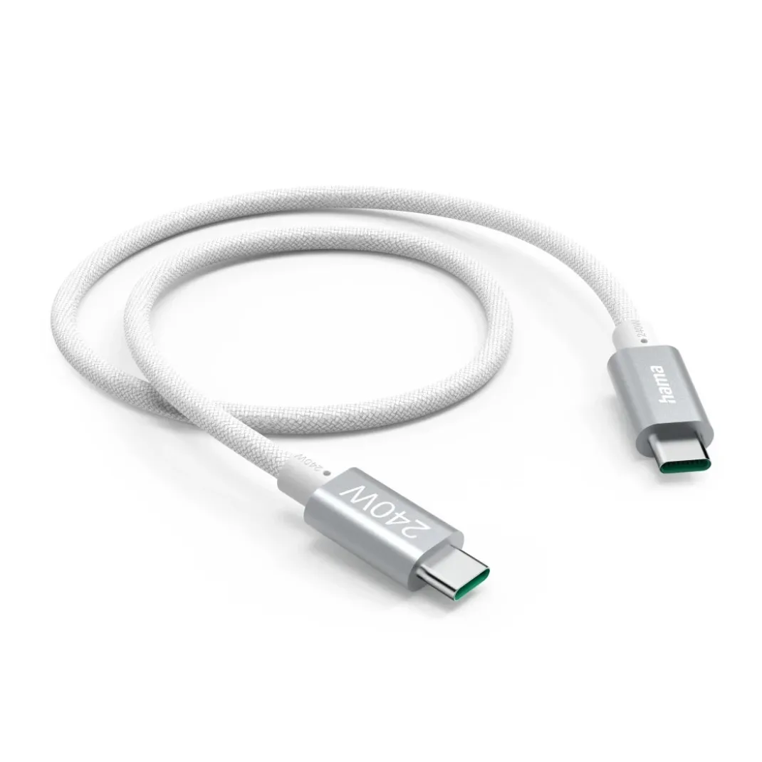 Ladekabel USB-C - USB-C, 240W, "Full-Featured", USB 3.2 Gen1, 5Gbit/s, 1,5m