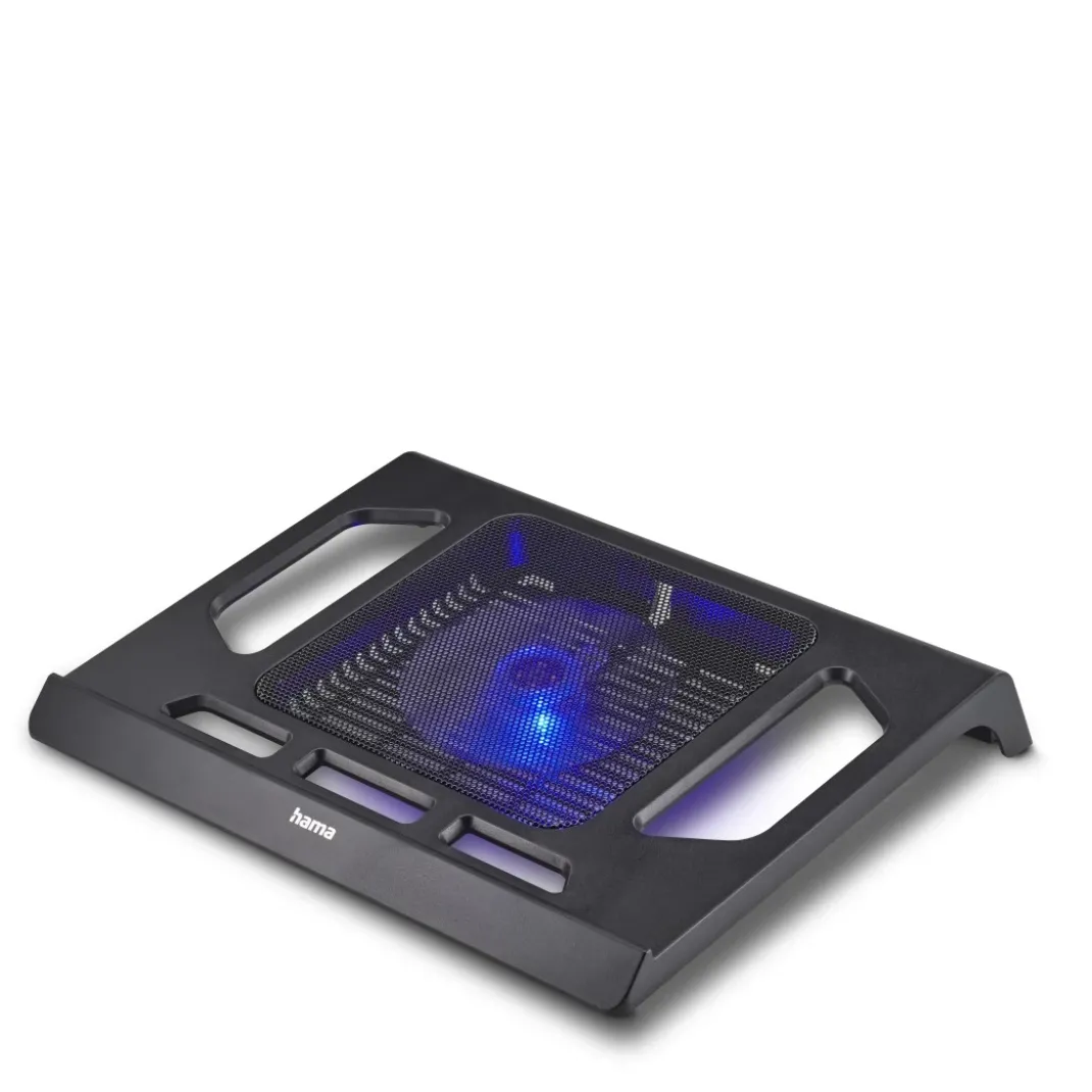 Laptop-Kühler "Black", leise, bis 40 cm (15,6"), Schwarz