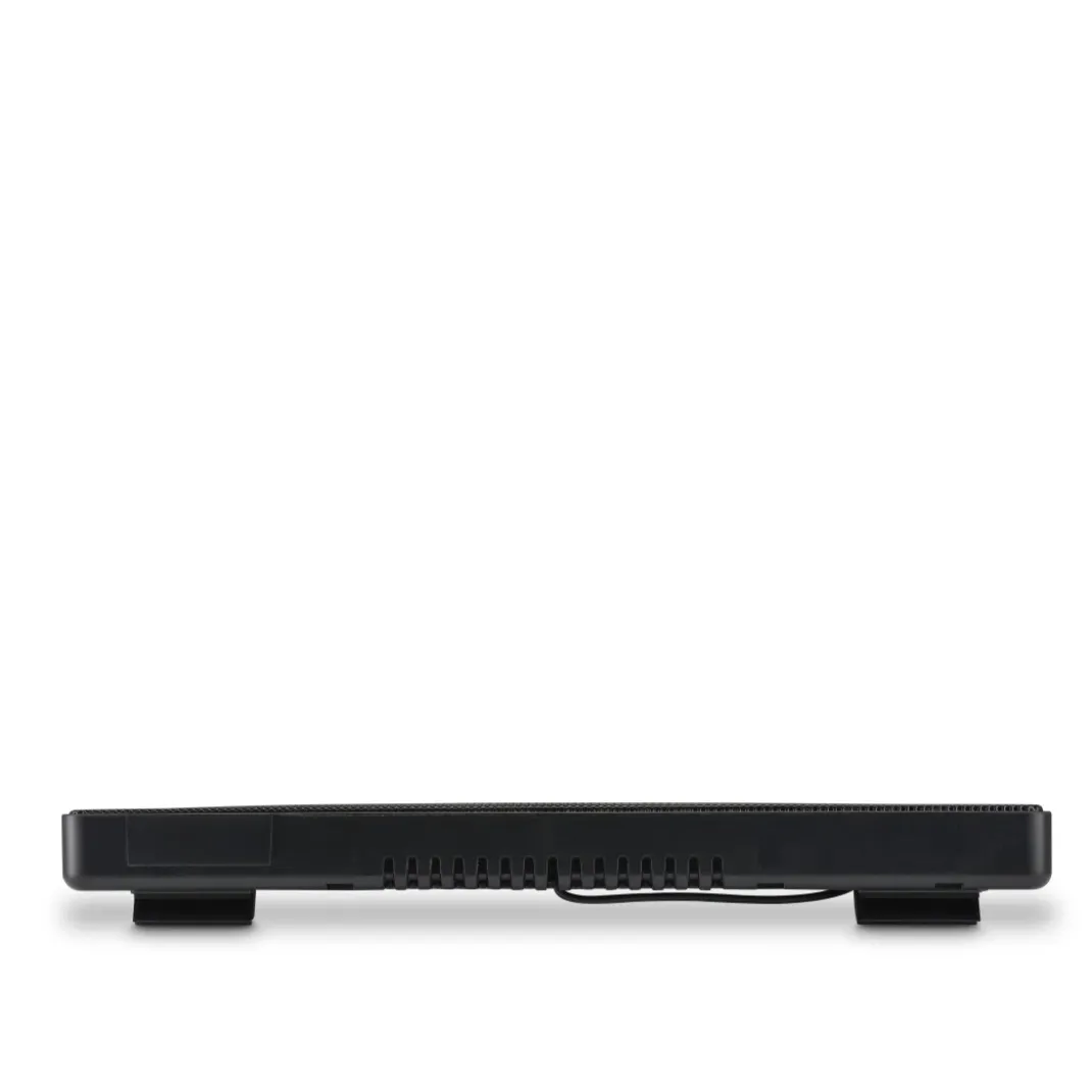 Laptop-Kühler "Slim", ultraflach, leise, leicht, bis 40 cm (15,6"), Schwarz