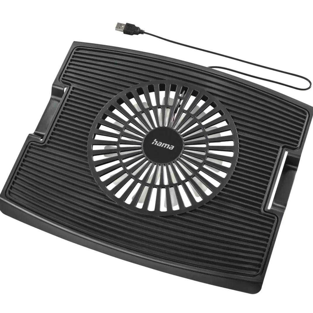 Laptop-Kühler "Wave", leise, bis 40 cm (15,6"), Schwarz