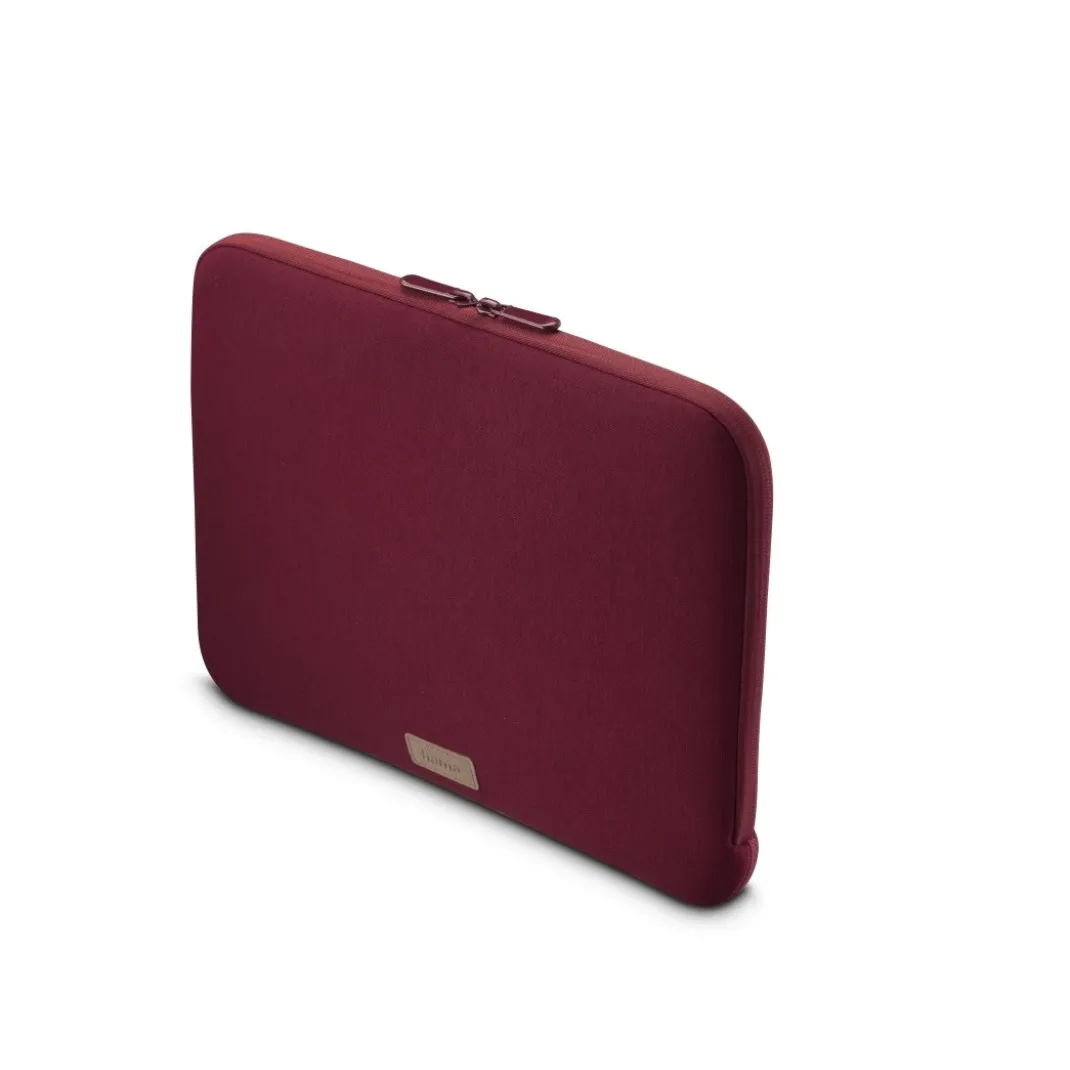 Laptop-Sleeve "Jersey", von 34 - 36 cm (13,3" - 14,1"), Bordeaux