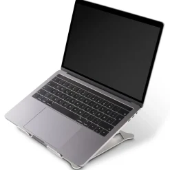 Laptop-Stand "Alu", höhenverstellbar, neigbar, bis 40 cm (15,6"), Silber