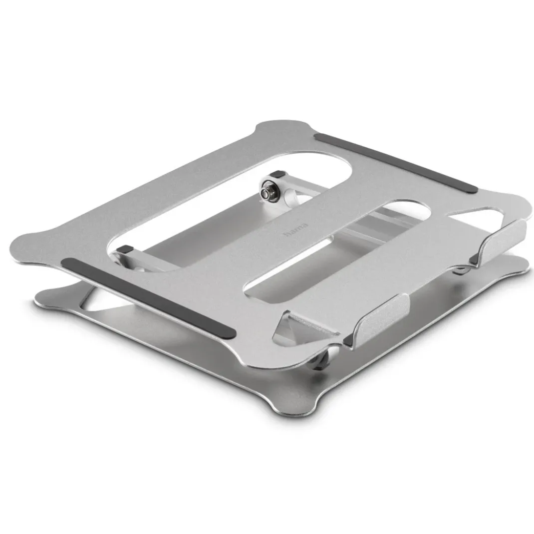 Laptop-Stand "Alu", höhenverstellbar, neigbar, bis 40 cm (15,6"), Silber
