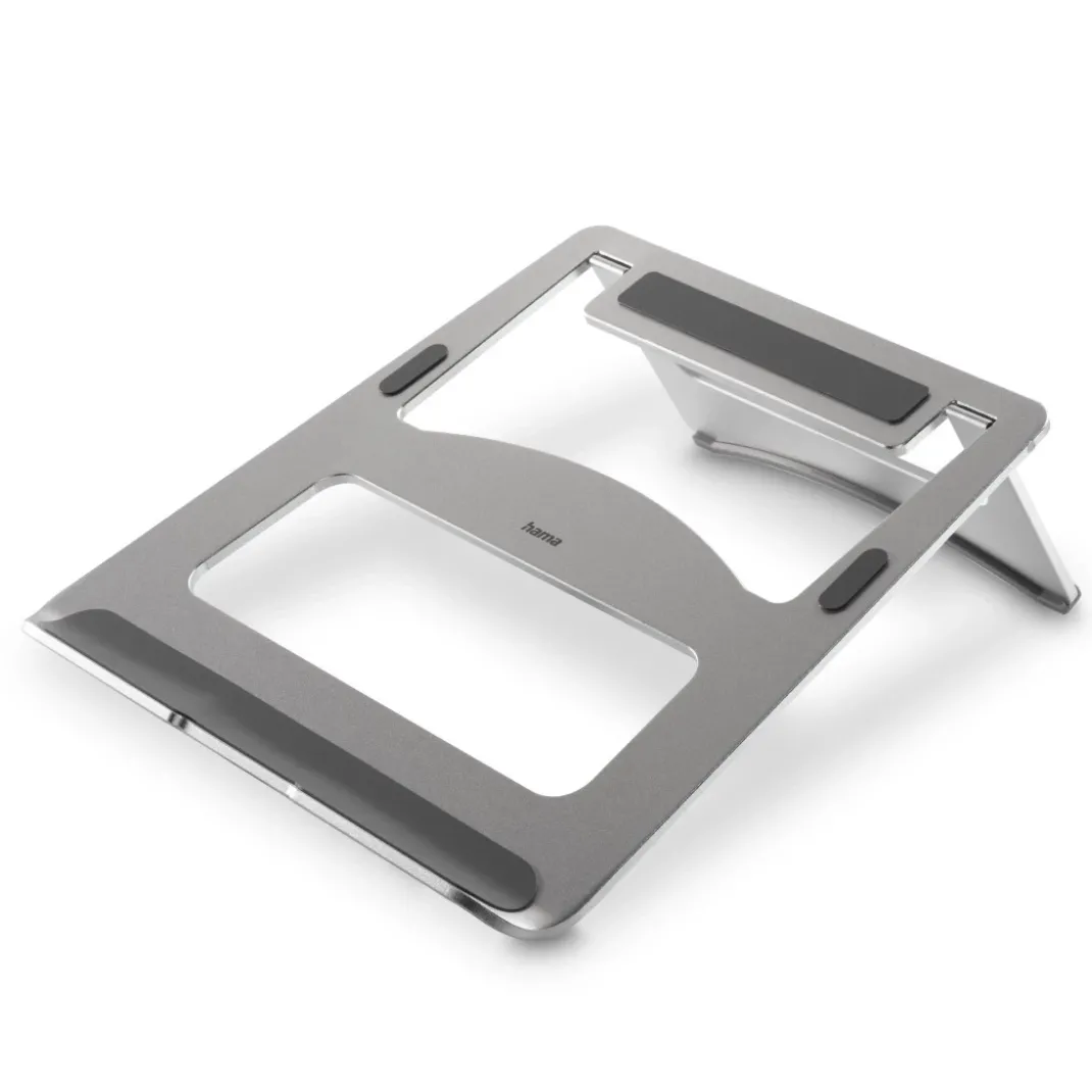 Laptop-Stand "Aluminium", faltbar, bis 40 cm (15,6"), Silber