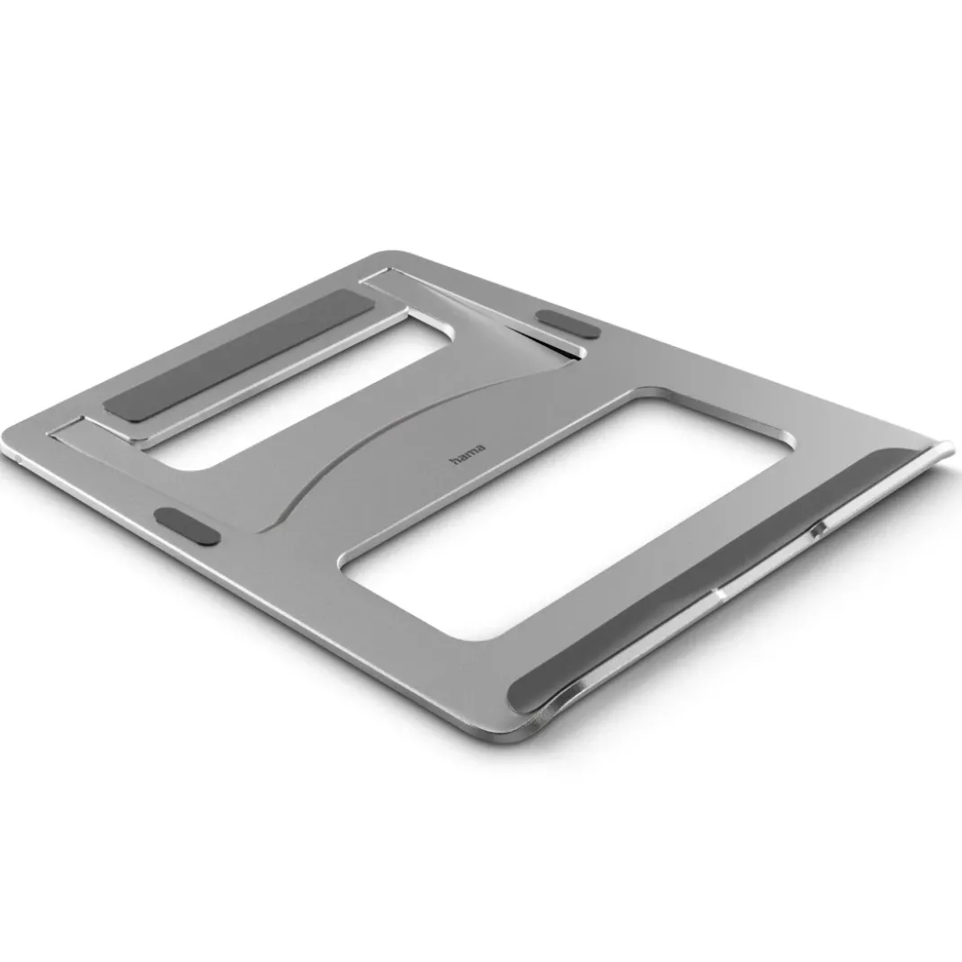 Laptop-Stand "Aluminium", faltbar, bis 40 cm (15,6"), Silber