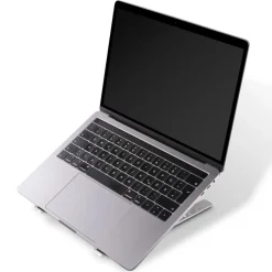 Laptop-Stand "Aluminium" 6-stufig neigbar, faltbar, bis 40cm (15,6"), Silb.