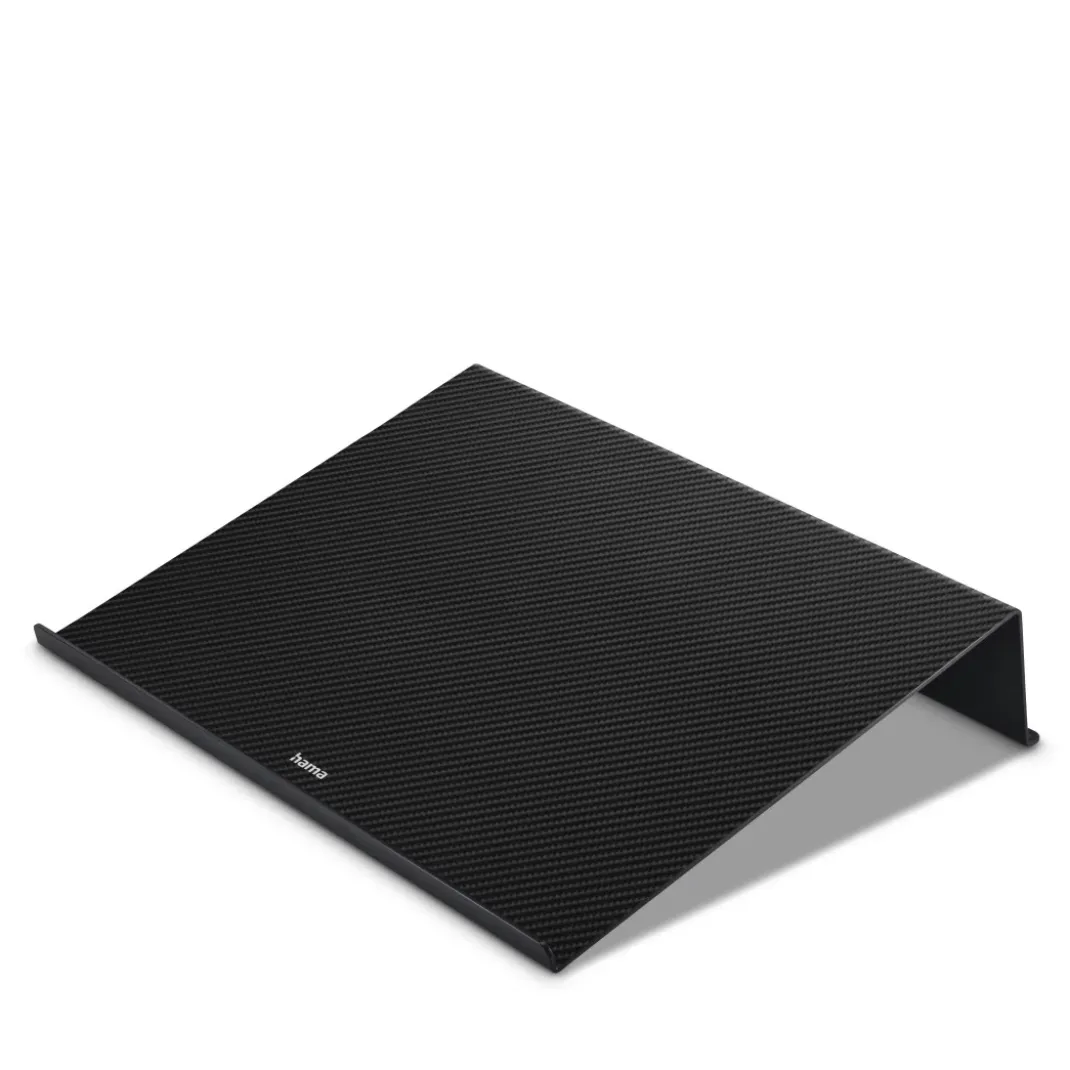 Laptop-Stand "Carbon", bis 47 cm (18,4"), Carbonoptik, Schwarz