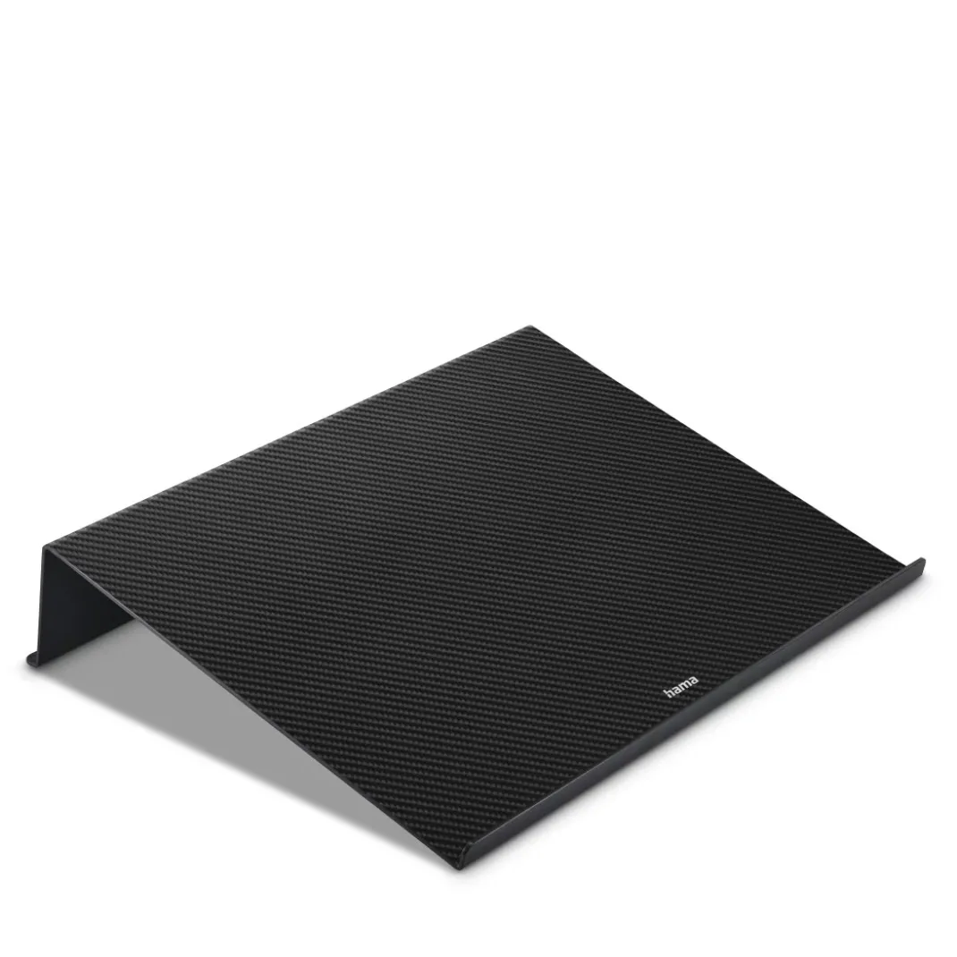 Laptop-Stand "Carbon", bis 47 cm (18,4"), Carbonoptik, Schwarz