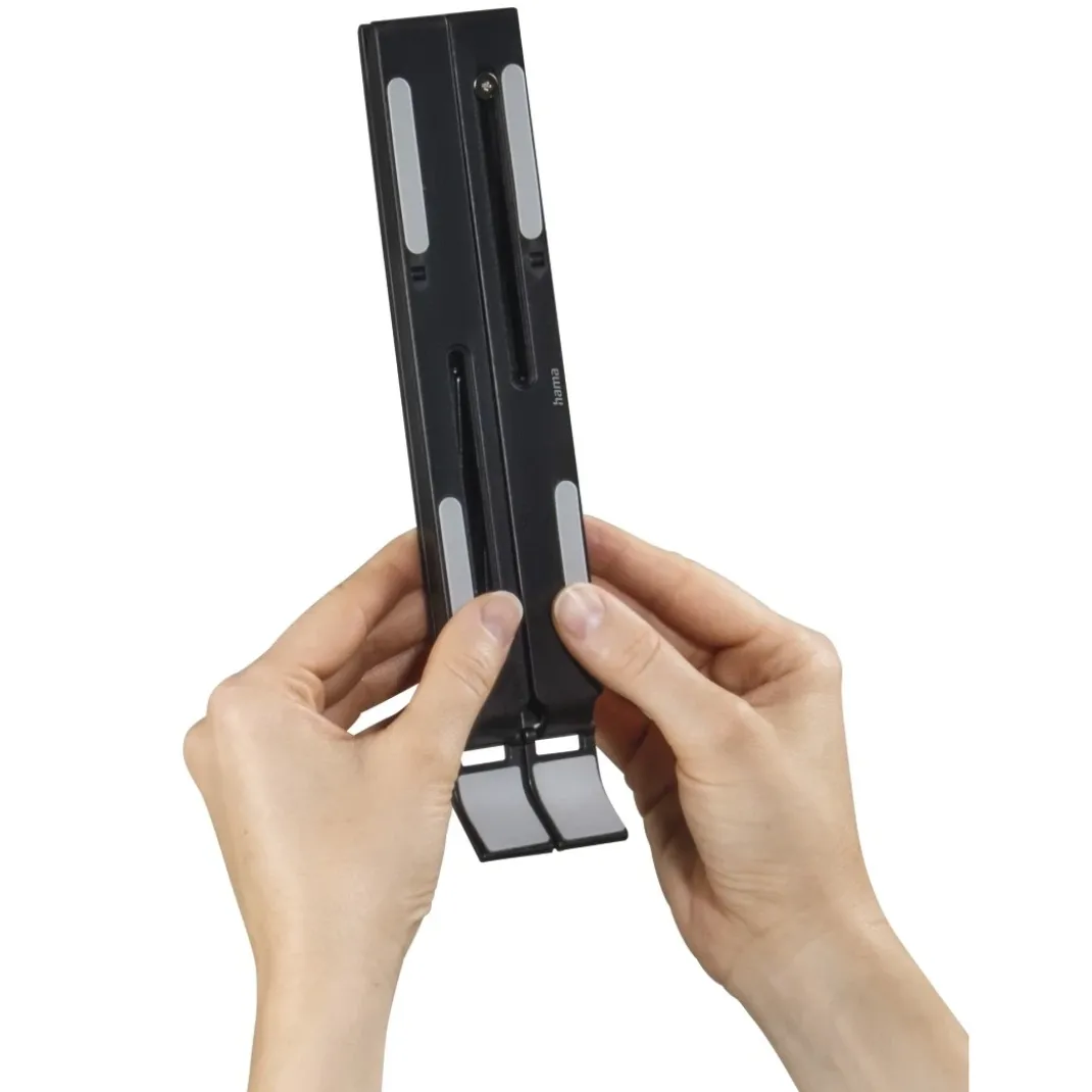 Laptop-Stand "Light", 12-stufig neigbar, faltbar, bis 40 cm (15,6"), SW