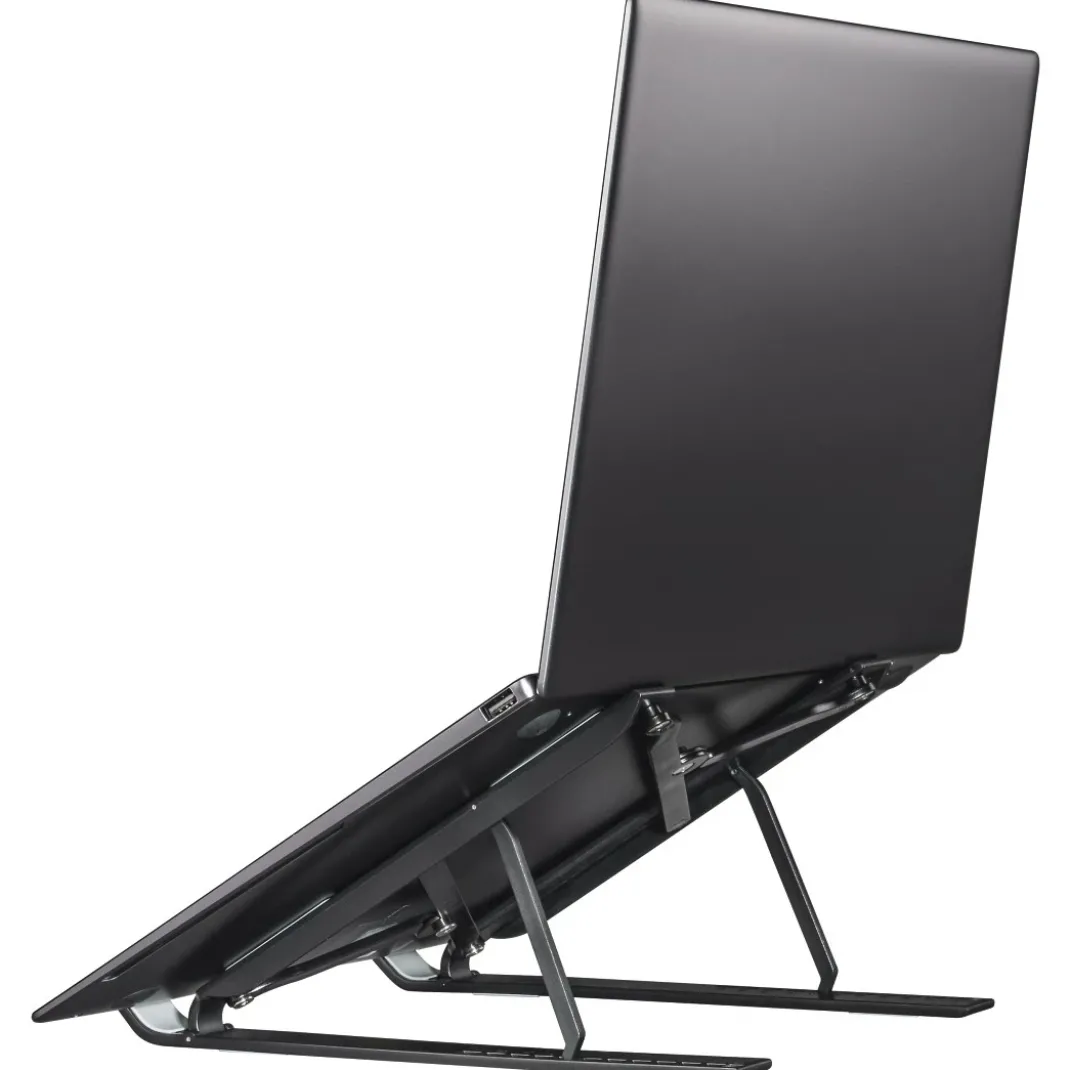 Laptop-Stand "Light", 12-stufig neigbar, faltbar, bis 40 cm (15,6"), SW
