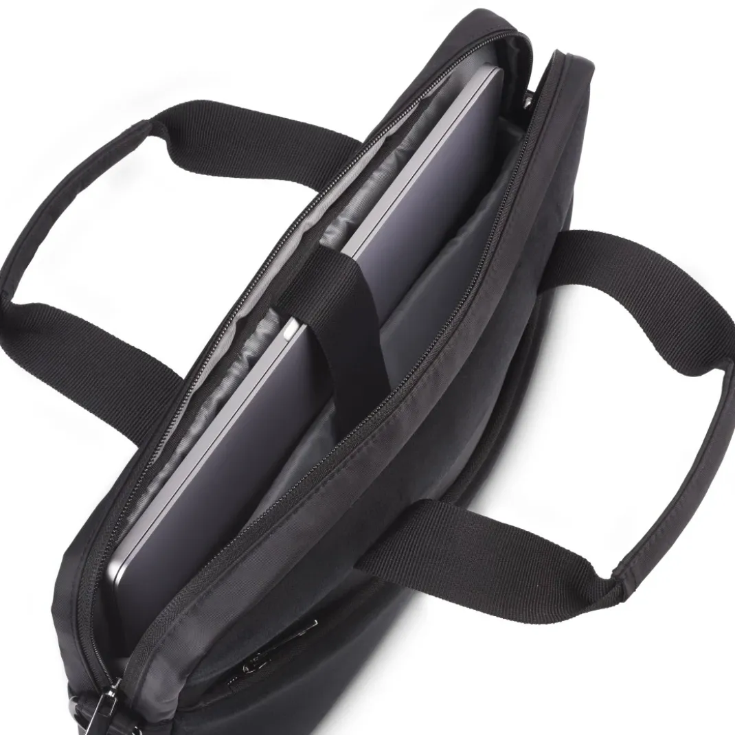 Laptop-Tasche "Velvet" von 34 - 36 cm (13.3" - 14.1"), Schwarz