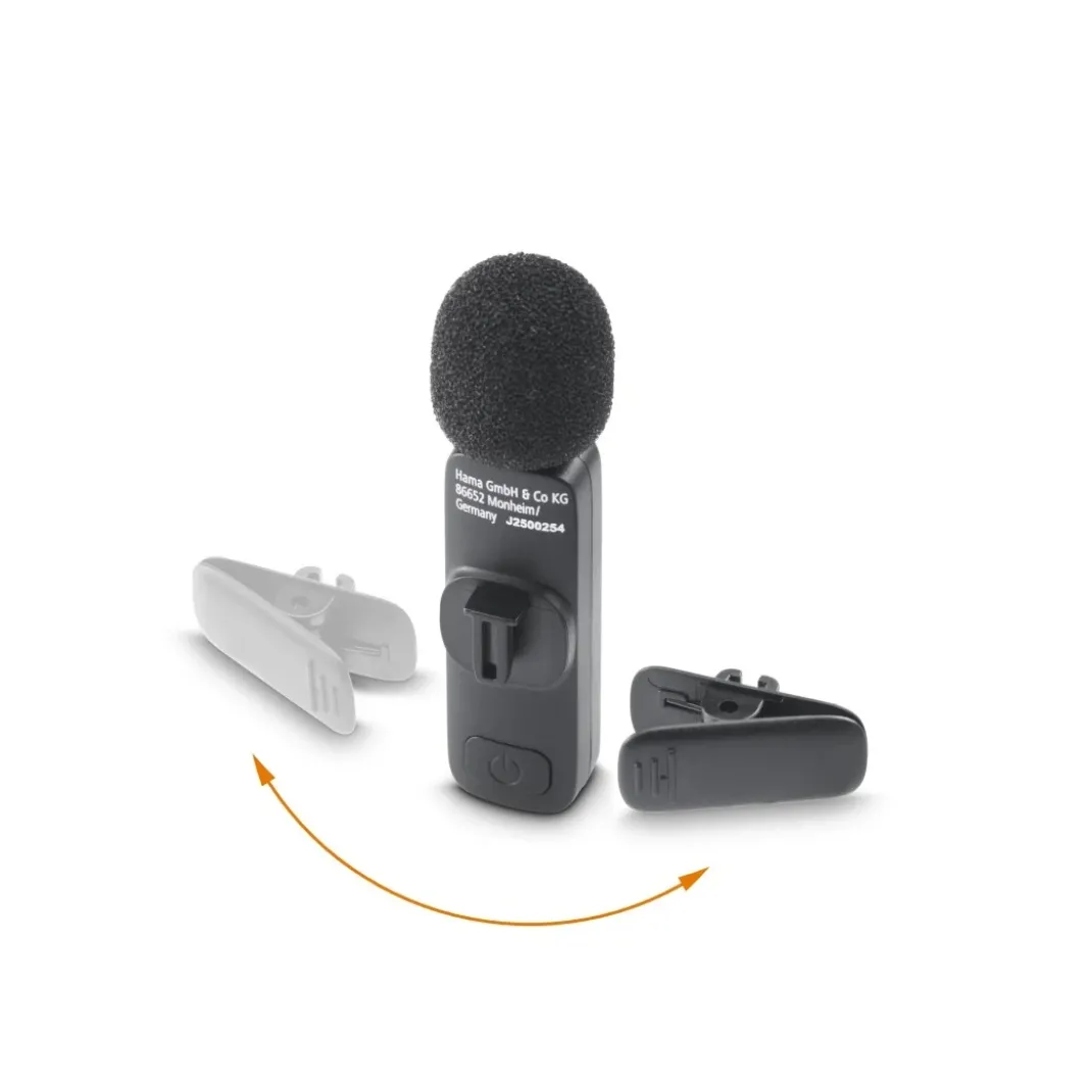 Lavalier-Mikrofon "Smart Wireless", kabelloses Ansteckmikrofon für Handy