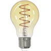 LED-Filamentlampe, E27, Birne A60, amber, klar, extra Warmweiß, dimmbar