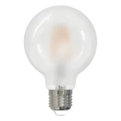 LED-Filamentlampe, E27, 470lm ersetzt 40W, Globe G80, matt, Warmweiß